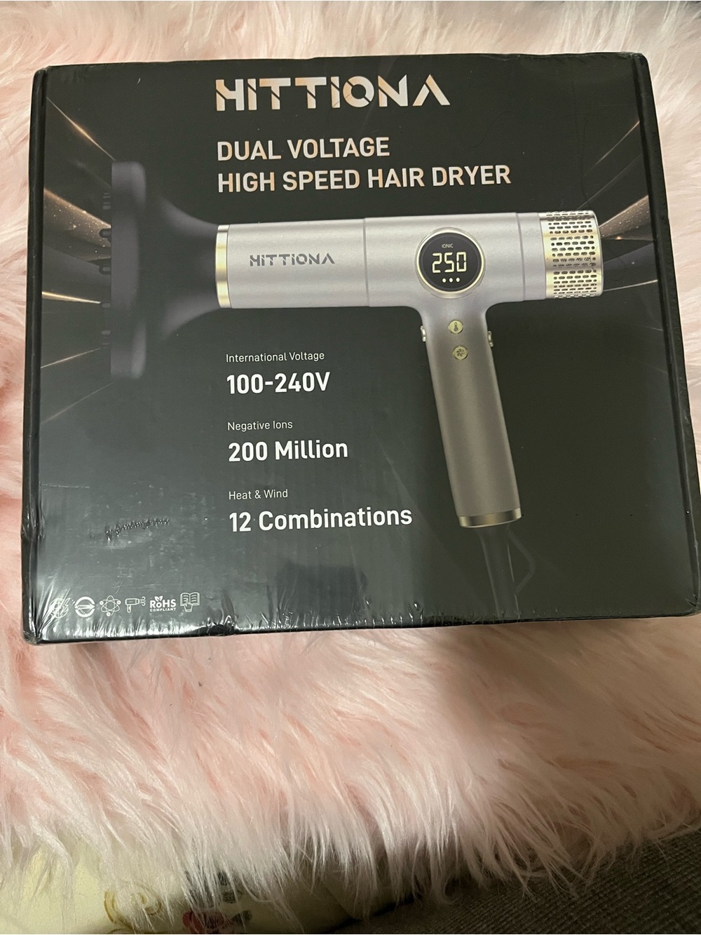 Dual Voltage High-Speed Hair Dryer - Silver